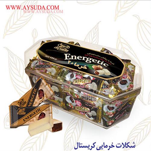 شکلات خرمایی کریستال